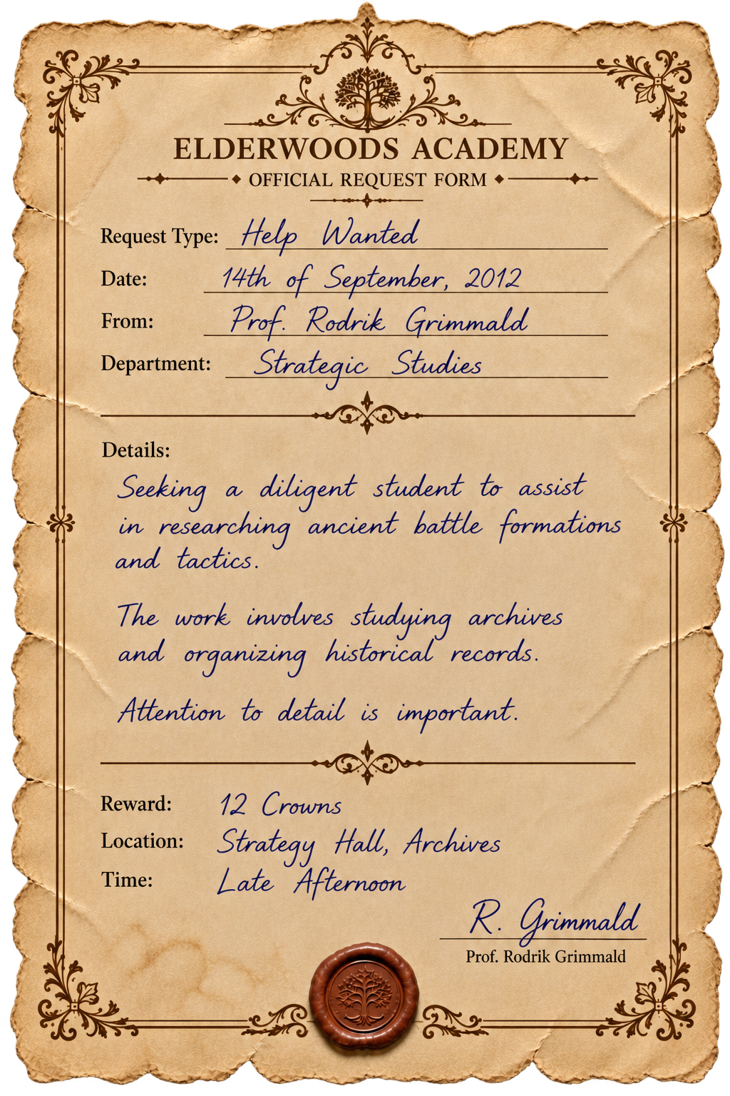Academy Task